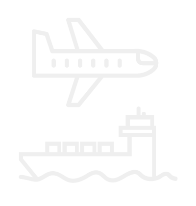 Plane and Cargo Ship Icon